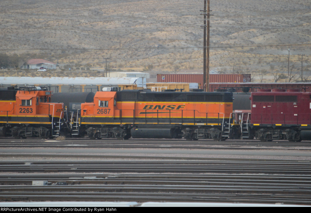 BNSF 2687 Stored